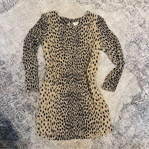 J.Crew Leopard Print Shift Dress